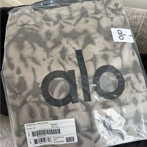Alo Gray Tie-Dye Shopper Tote